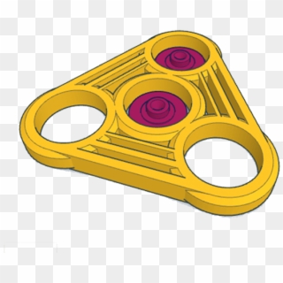 Triangle Fidget Spinner - Circle, HD Png Download