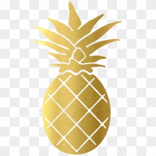 Gold Pineapple Png - Gold Pineapple Clipart Png, Transparent Png