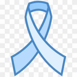 Aids Ribbon Icon - Blue Ribbon Aids Icon, HD Png Download