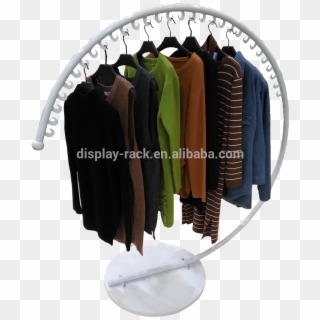 Custom Clothing Racks T-shirt Display Rack Clothing - T Shirt Display Rack, HD Png Download