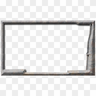 A Map Of Broward With The Map Area Carved Out Of A - Stone Photo Frame Png, Transparent Png