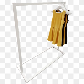 Modern White Dress Rack - Clothes Hanger, HD Png Download