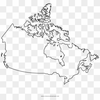 Canada Map Coloring , Png Download - Appalachian Region Canada Map, Transparent Png