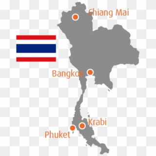 Media Center - Thailand Map Vector, HD Png Download
