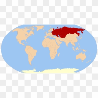 Former Ussr On World Map, HD Png Download