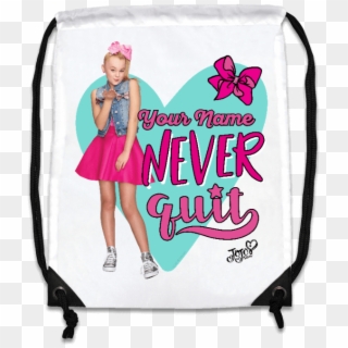 Jojo Siwa Personalised Gym Bag - Jojo Siwa Gym Bags, HD Png Download