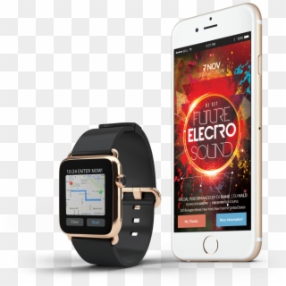Iphone-iwatch - Smartphone, HD Png Download