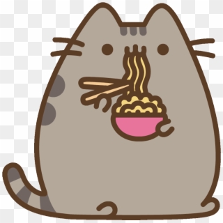 Hungry Cat Sticker By Pusheen Clipart , Png Download - Pusheen Ice Cream Gif, Transparent Png
