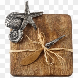 Seashells Cutting Board Set - Starfish, HD Png Download