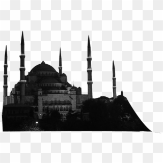 Silhouette Istanbul - Sultan Ahmed Mosque, HD Png Download