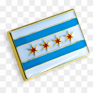 'chicago Flag' Pin - Illustration, HD Png Download