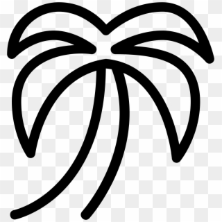 Palm Tree Icon - Icon, HD Png Download