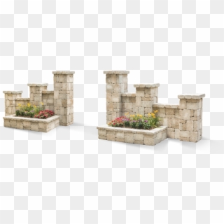 Euro Block Elkhorn Entrance Planter-beds, HD Png Download