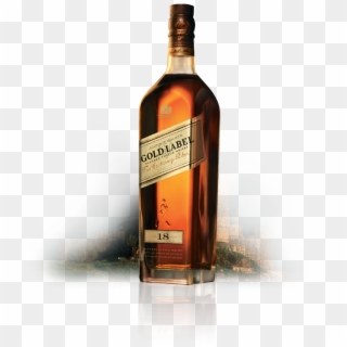 Garrafa De Whisky Png - Johnnie Walker Scotch Gold Label 18 Year, Transparent Png