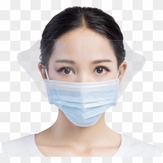 Disposable Surgical Mask With Transparent Anti Fog - Mask, HD Png Download