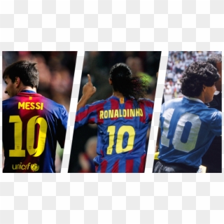 Ronaldinho - Messi Y Ronaldinho 10, HD Png Download