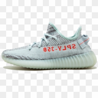 #yeezy #yeezys #white #shoes #hypebeast #supreme #gucci - Yeezy Boost 350 V2 Blue, HD Png Download