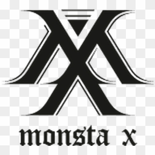 #monstax #monbebe #kpop #png #stickers - Monsta X Logo Kpop, Transparent Png
