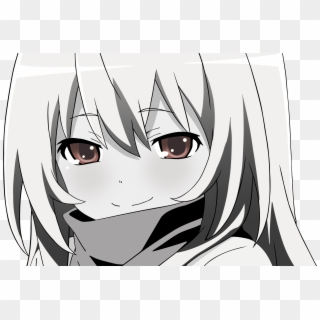 Download Png - Anime Girl Staring At You, Transparent Png