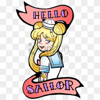 Free Png Hello Sailor Tattoo Png Image With Transparent - Transparent Sailor Tattoo, Png Download
