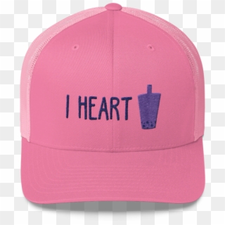 I Heart Boba Tea - Trucker Hat, HD Png Download
