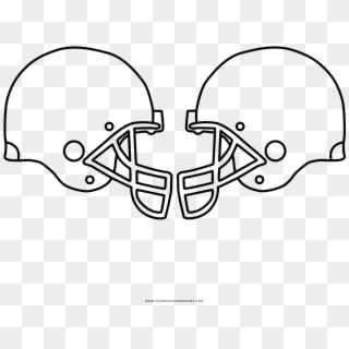 Denver Broncos Coloring Pages - Football Helmet, HD Png Download