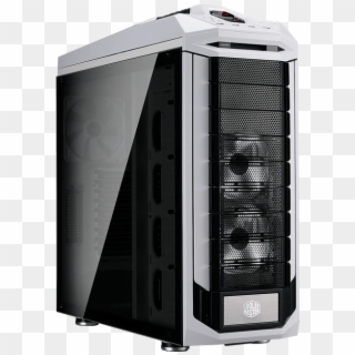 Stryker Se Tempered Glass, No Psu, E-atx, White/black, - Cooler Master Stryker, HD Png Download