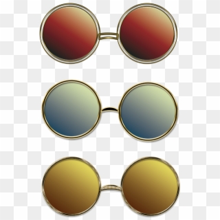 Glasses Sunglasses Steampunk Goggles Vintage - Circle, HD Png Download