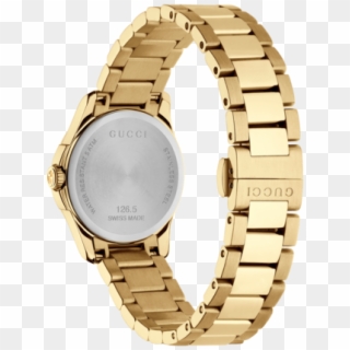 Gucci G-timeless Diamante Pattern Dial Pvd Gold Plated - Gucci G Timeless Gold Womens, HD Png Download