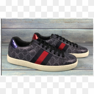 Gucci Ace Series Of High-grade Artificial Canvas Sneakers - Skate Shoe, HD Png Download