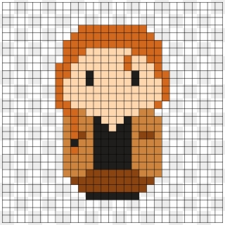 The Hunger Games Perler Bead Pattern - Pixel Art Mario Boo, HD Png Download