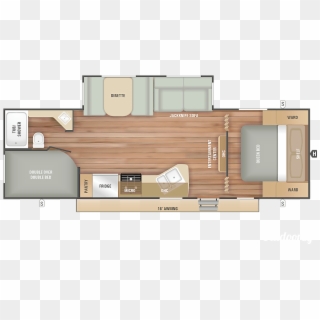 Me Floorplan 2018 Starcraft Autumn Ridge 26bhs Poland, - Caravan, HD Png Download