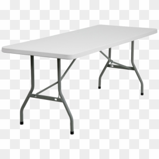 Folding Table Png Clipart - 6ft Plastic Folding Table, Transparent Png