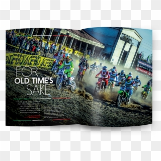 For Old Times Sake Motocross Magazine Racer Illustrated - Enduro, HD Png Download