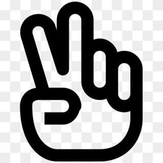 Hand Icon Download Png And Vector - Peace Sign Hand Icon, Transparent Png