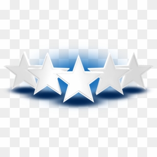 3d White 5star Featuredcontent - Emblem, HD Png Download