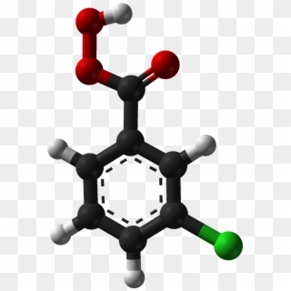 Meta Chloroperbenzoic Ac - Salicylic Acid 3d Structure, HD Png Download