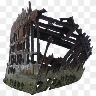 Wreck Ship Old Boat Rust Stranded Ship Wreck - Wreck Of The Peter Iredale, HD Png Download