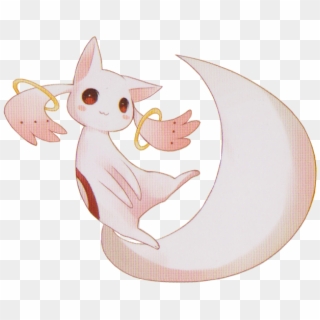 “ Transparent Kyubey From The Back Cover Of Puella - Cartoon, HD Png Download