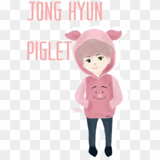 Piglet Jonghyun - Cartoon, HD Png Download