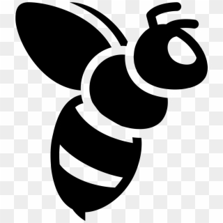 Bee Filled Icon - Bee Icon Png, Transparent Png