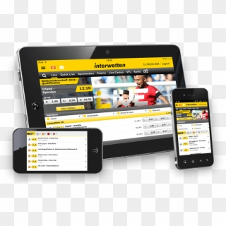 With The Mobile Site And Apps For Ios, Android And - Interwetten App, HD Png Download