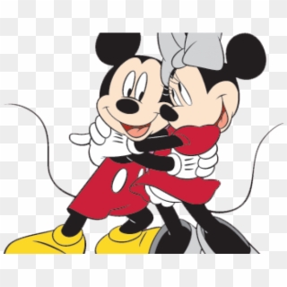 Cuddle Clipart Mickey Minnie - Mickey And Minnie Mouse, HD Png Download