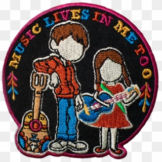 Coco Inspired Movie Patch Music Lives In Me - Cartoon, HD Png Download