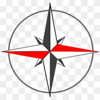 Gray Compass 5 Png - East West North South Logo, Transparent Png