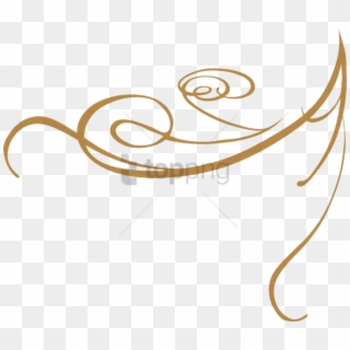 Free Png Gold Swirls Png Png Image With Transparent - Gold Accents Clip Art, Png Download
