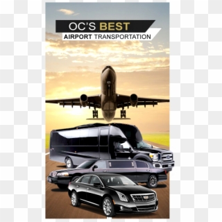 Orange County Airport Limos - Airplane, HD Png Download