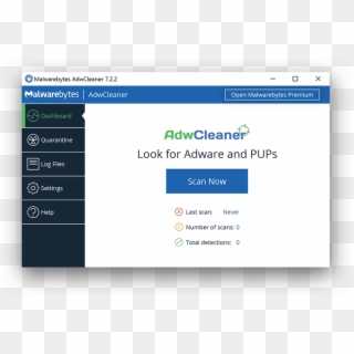 Adwcleaner Main - Adwcleaner, HD Png Download