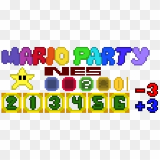 Mario Party Nes Misc - Mario Party Pixel Art, HD Png Download