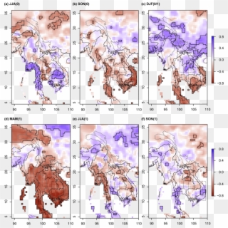 Seasonal Evolution Of Enso Related Rainfall Anomalies - Illustration, HD Png Download